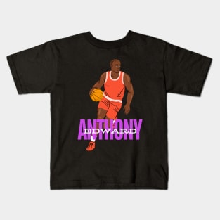 Anthony Edward Vector image Kids T-Shirt